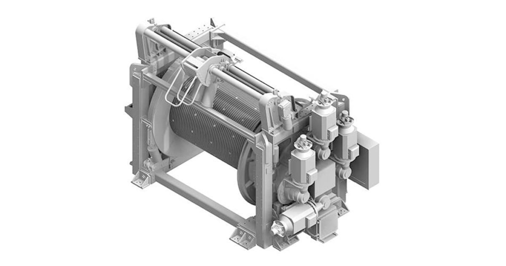 Electrical operated ROV winches